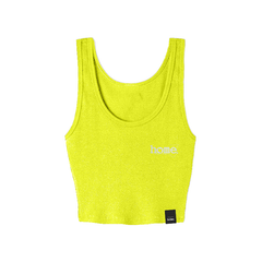Mushie Vest Top - Lime Green