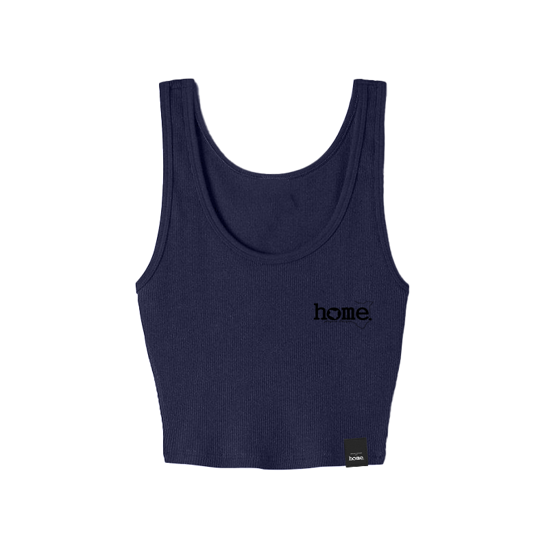 Kids Mushie Vest Top - Navy Blue