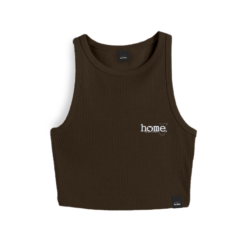 Kids Racer Vest Top- Dark Brown