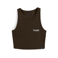 Kids Racer Vest Top- Dark Brown