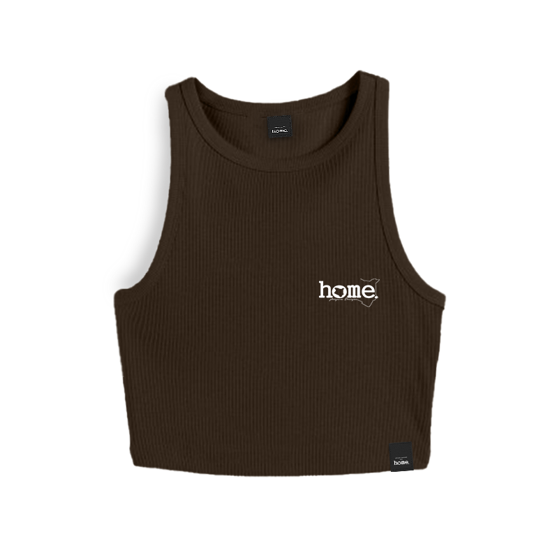 Kids Racer Vest Top- Dark Brown