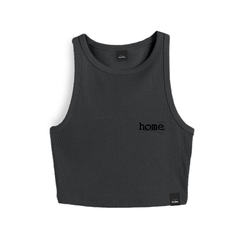 Kids Racer Vest Top- Dark Grey