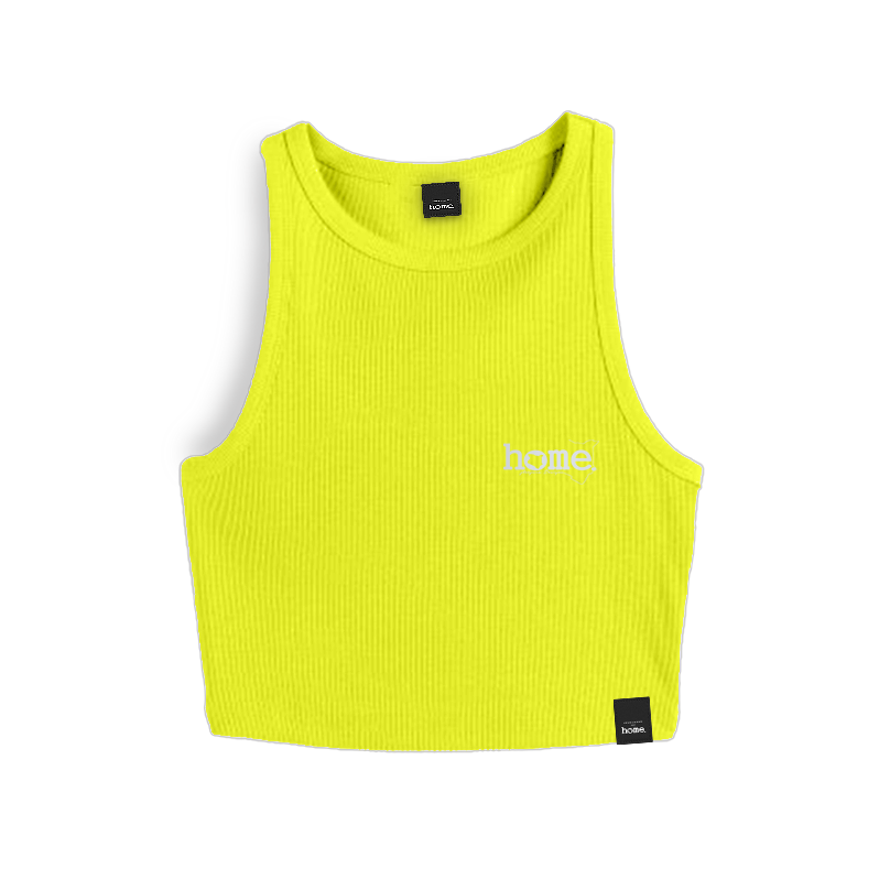 Racer Vest Top- Lime Green