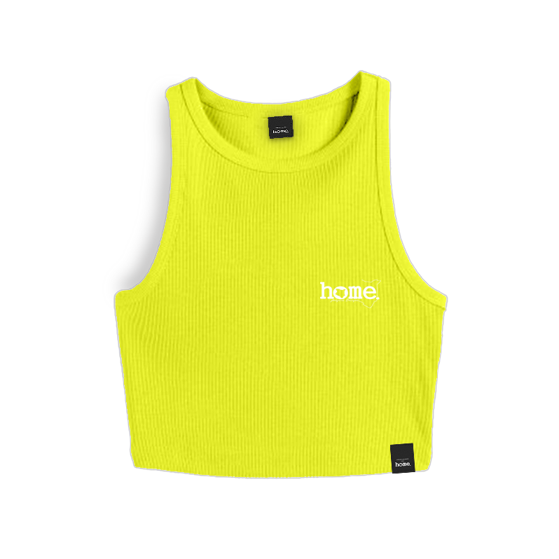 Racer Vest Top- Lime Green