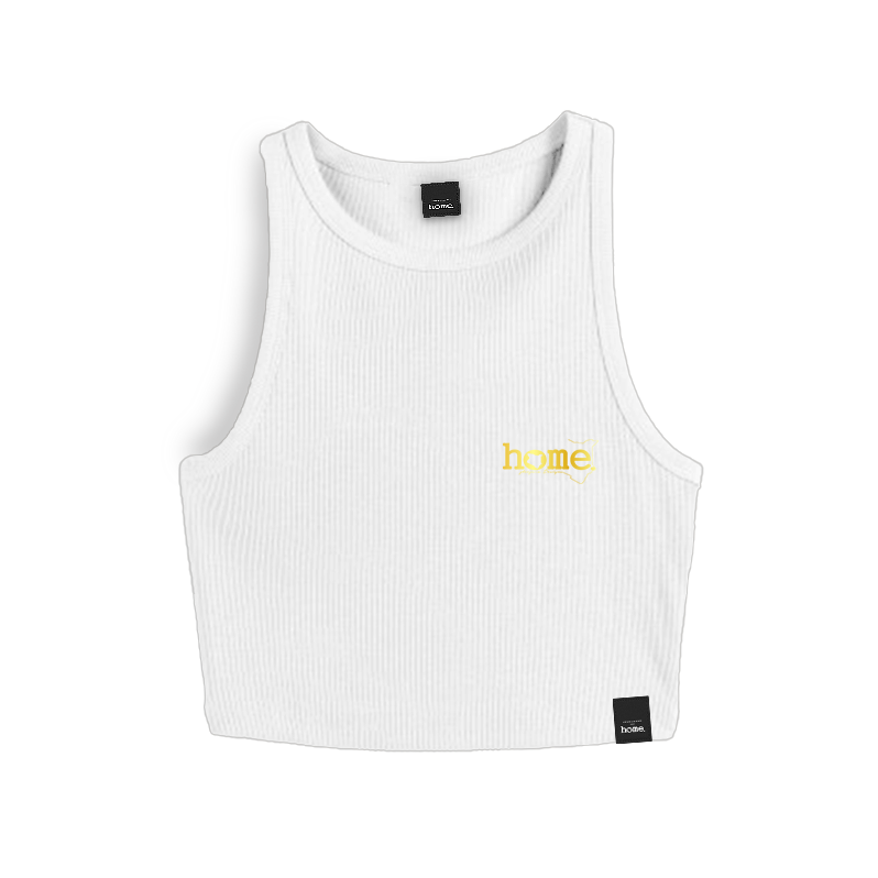 Kids Racer Vest Top- White