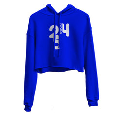 Cropped Hoodie - Royal Blue (Heavy Fabric)