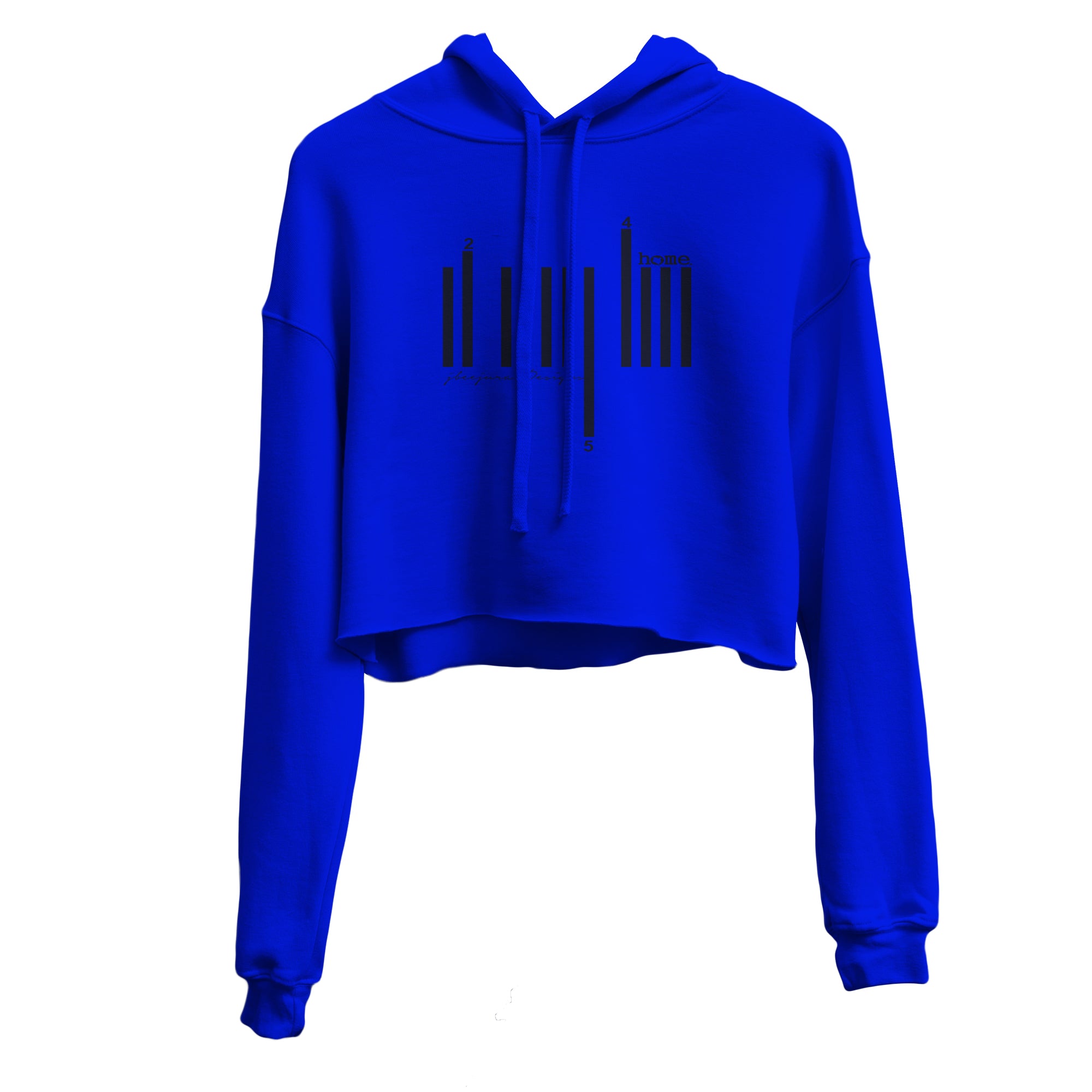 Cropped Hoodie - Royal Blue (Heavy Fabric)