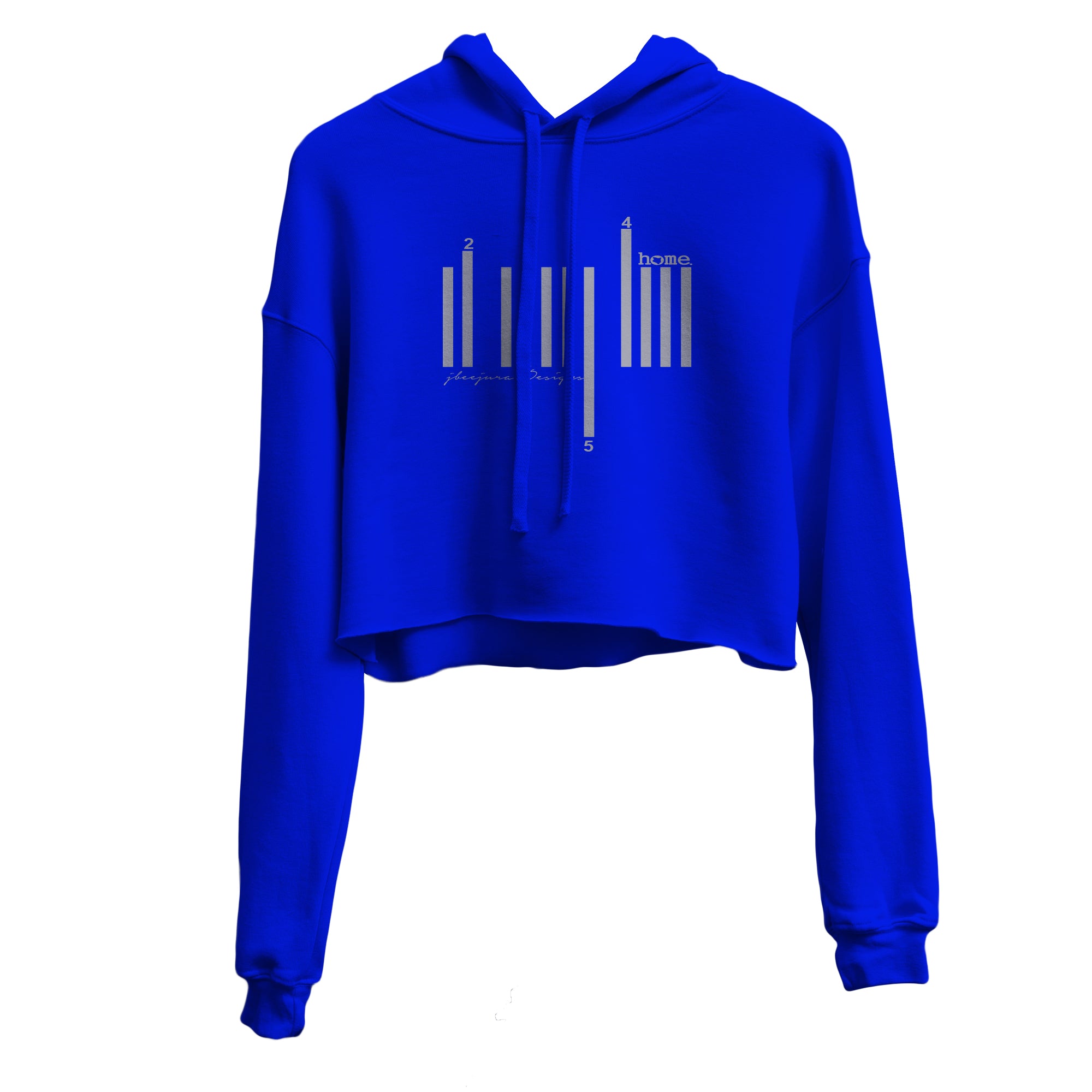 Cropped Hoodie - Royal Blue (Heavy Fabric)