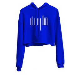 Cropped Hoodie - Royal Blue (Heavy Fabric)