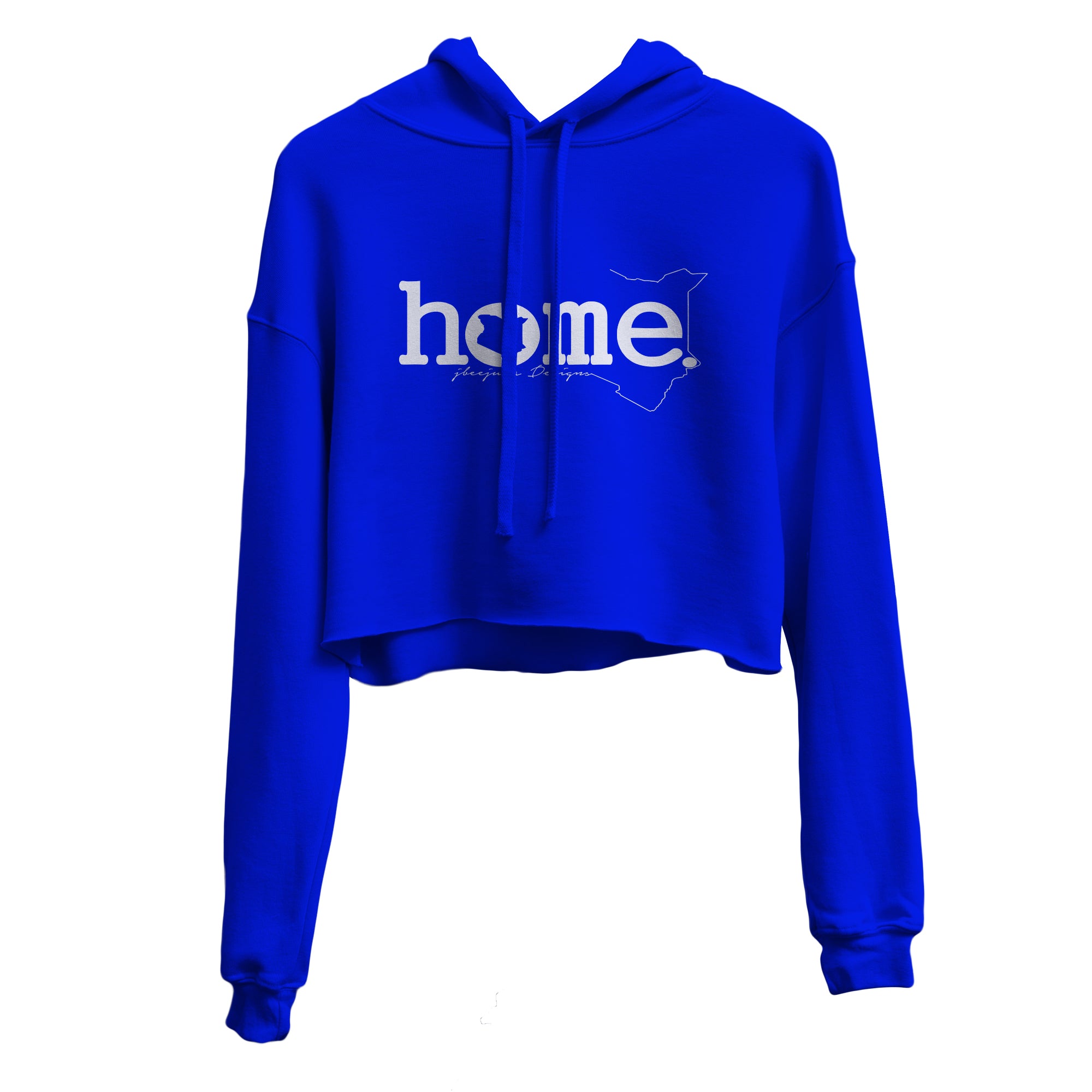 Cropped Hoodie - Royal Blue (Heavy Fabric)