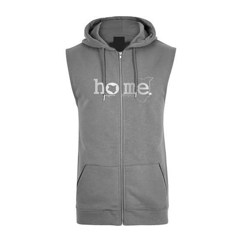 Sleeveless Hoodie  - Dark Grey (Heavy Fabric)