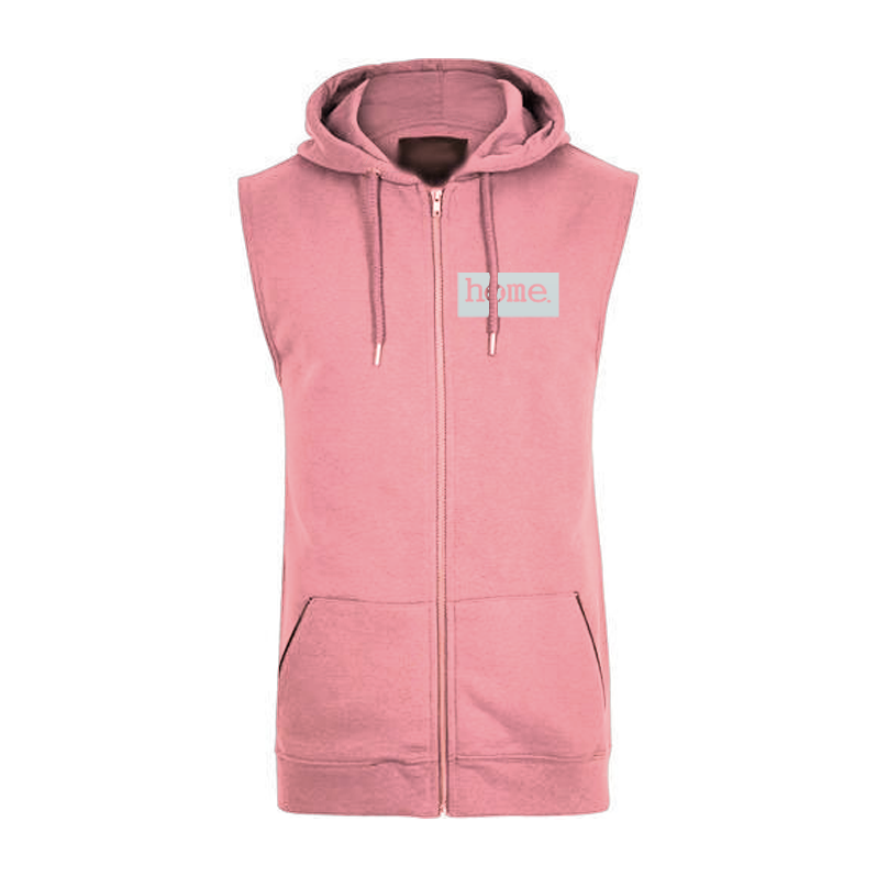 Sleeveless Hoodie  - Peach (Heavy Fabric)