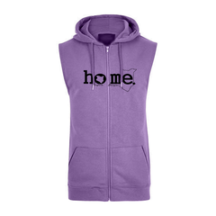 Sleeveless Hoodie  - Purple (Heavy Fabric)