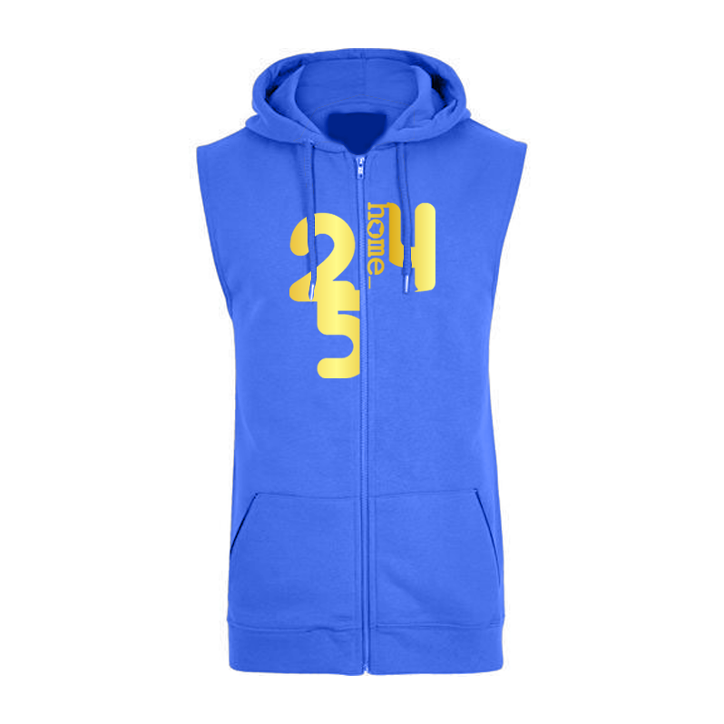 Sleeveless Hoodie  - Royal Blue (Heavy Fabric)
