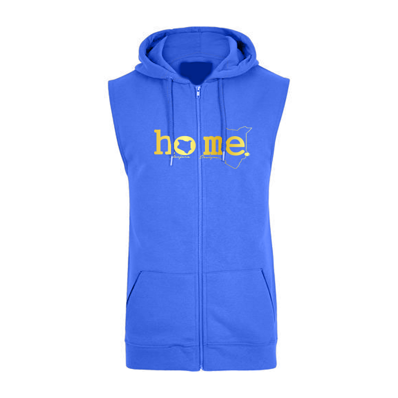 Sleeveless Hoodie  - Royal Blue (Heavy Fabric)