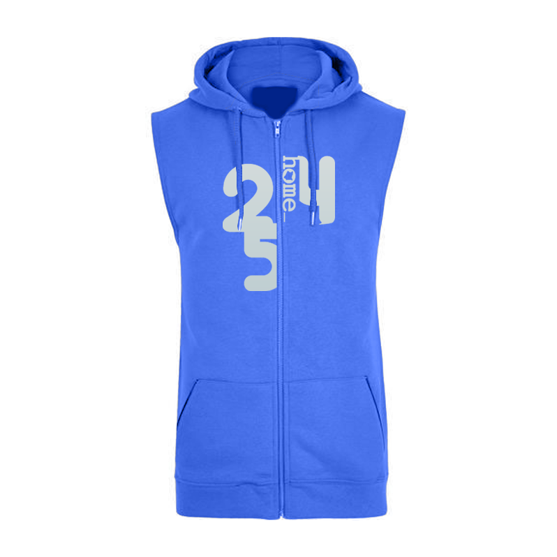Sleeveless Hoodie  - Royal Blue (Heavy Fabric)
