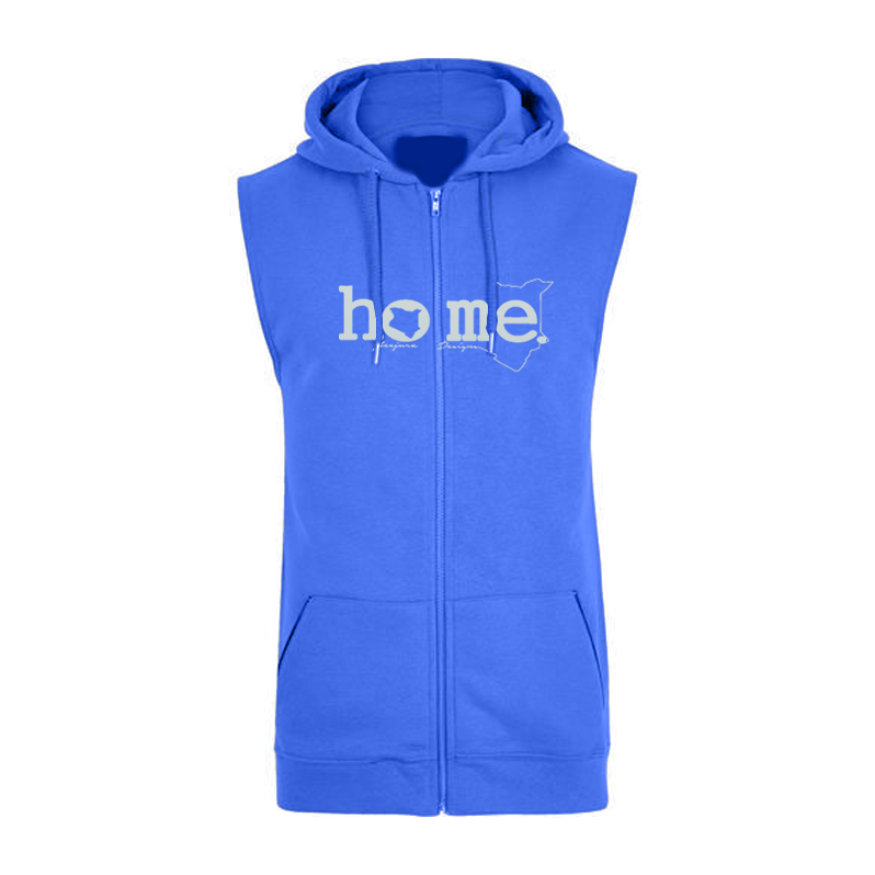 Sleeveless Hoodie  - Royal Blue (Heavy Fabric)