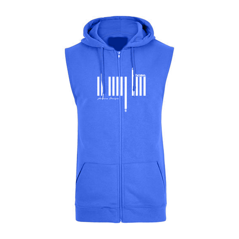 Sleeveless Hoodie  - Royal Blue (Heavy Fabric)