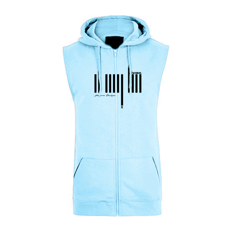 Sleeveless Hoodie  - Sky Blue (Heavy Fabric)
