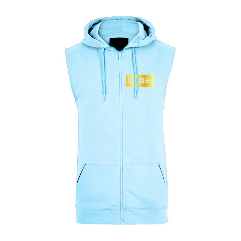 Sleeveless Hoodie  - Sky Blue (Heavy Fabric)