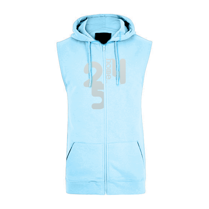 Sleeveless Hoodie  - Sky Blue (Heavy Fabric)