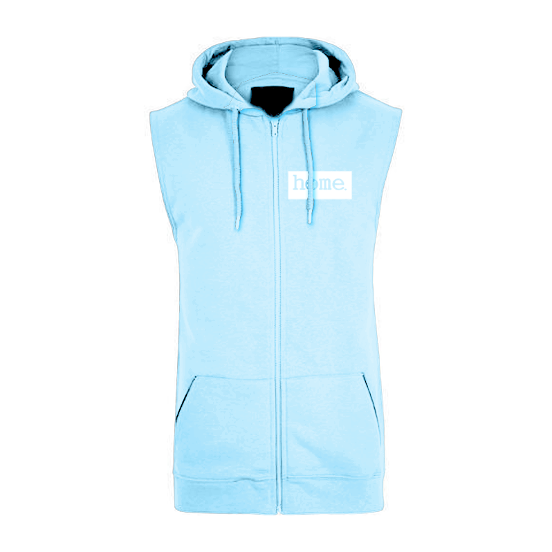 Sleeveless Hoodie  - Sky Blue (Heavy Fabric)