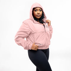 Home_254 x JBlessing, Women's Peach Slinky Jacket- Side view