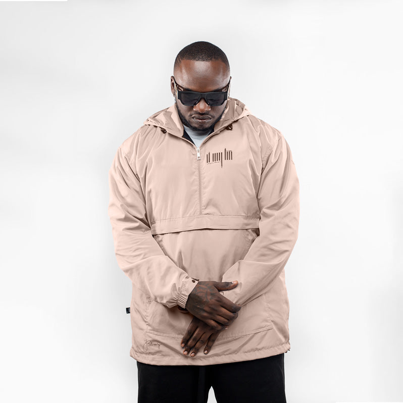 Thee O.G. Jacket (Beige color) from home_254 X JBlessing- 2XL size- Front view