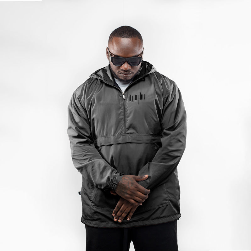 Thee O.G. Jacket (Black color) from home_254 X JBlessing- 2XL size- Front view