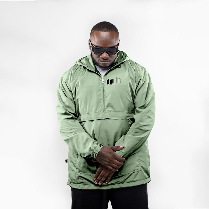 Thee O.G. Jacket (Jungle Green color) from home_254 X JBlessing- 2XL size- Front view