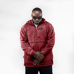 Thee O.G. Jacket (Maroon color) from home_254 X JBlessing- 2XL size- Front view
