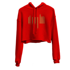 Cropped Hoodie - Red (Mid-Heavy Fabric)