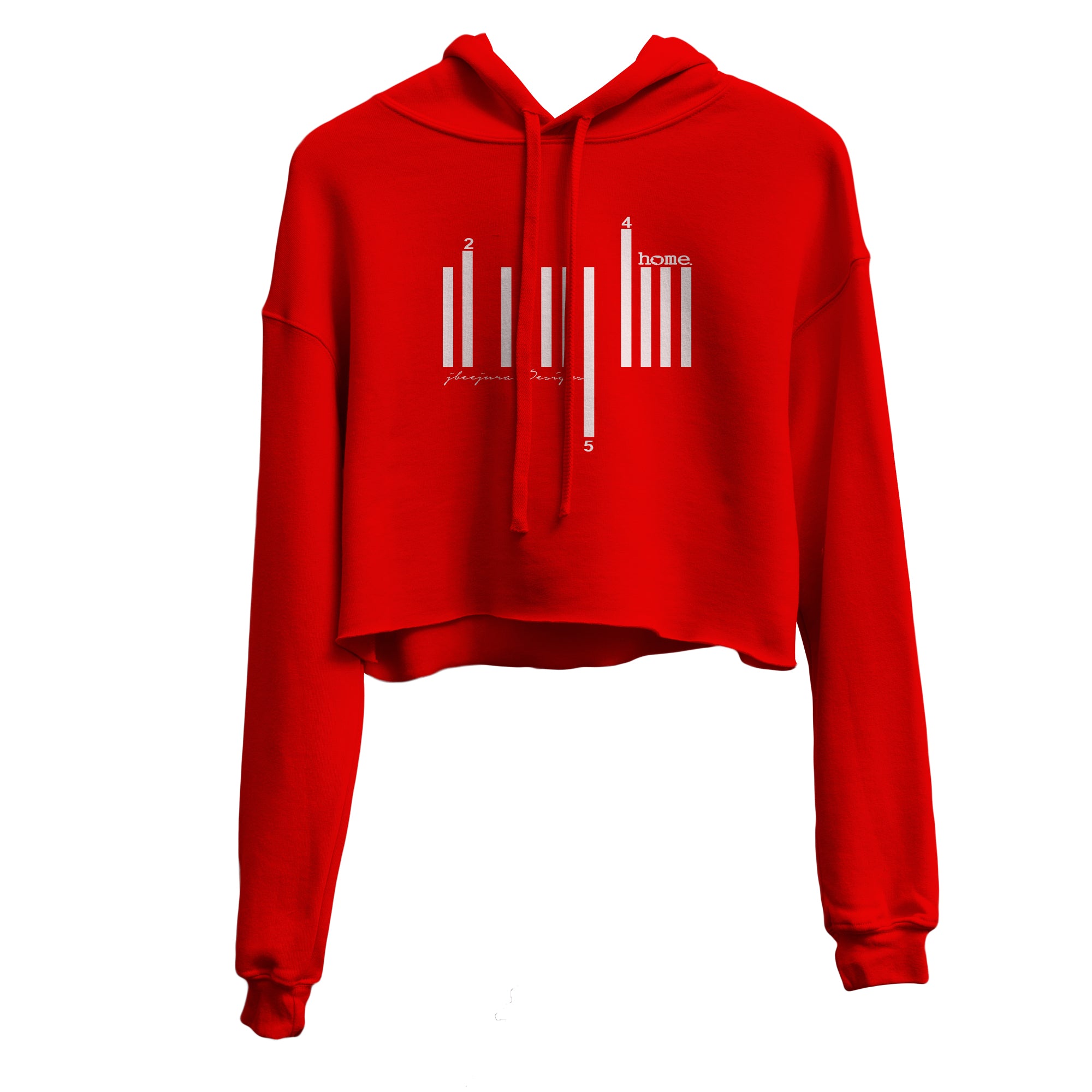 Cropped Hoodie - Red (Mid-Heavy Fabric)