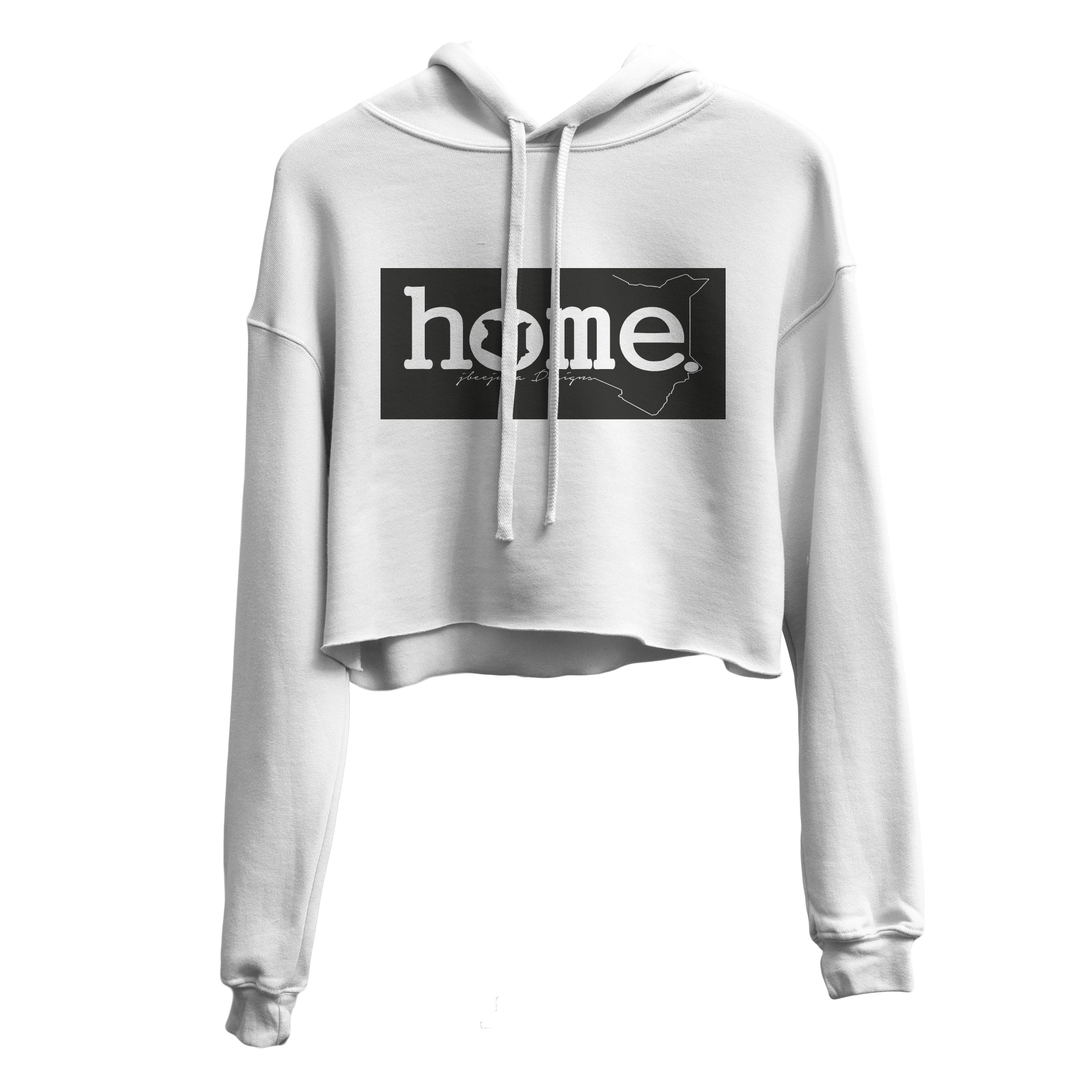 Cropped Hoodie - White (Heavy Fabric)