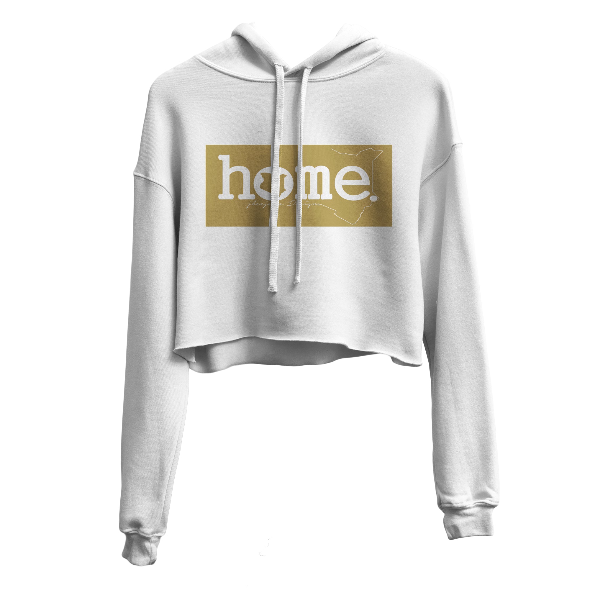 Cropped Hoodie - White (Heavy Fabric)