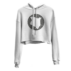 Cropped Hoodie - White (Mid-Heavy Fabric)