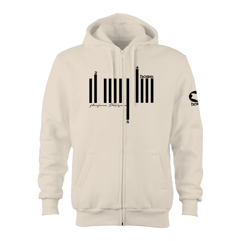 Zip-up Hoodie  - Off-White (Heavy Fabric)