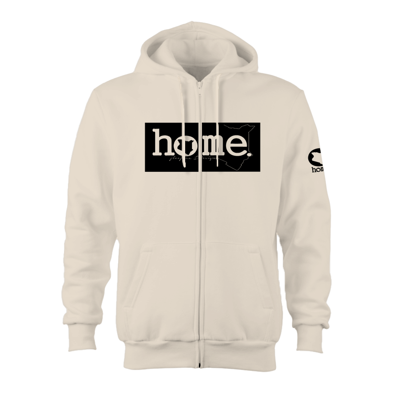 Zip-up Hoodie  - Off-White (Heavy Fabric)
