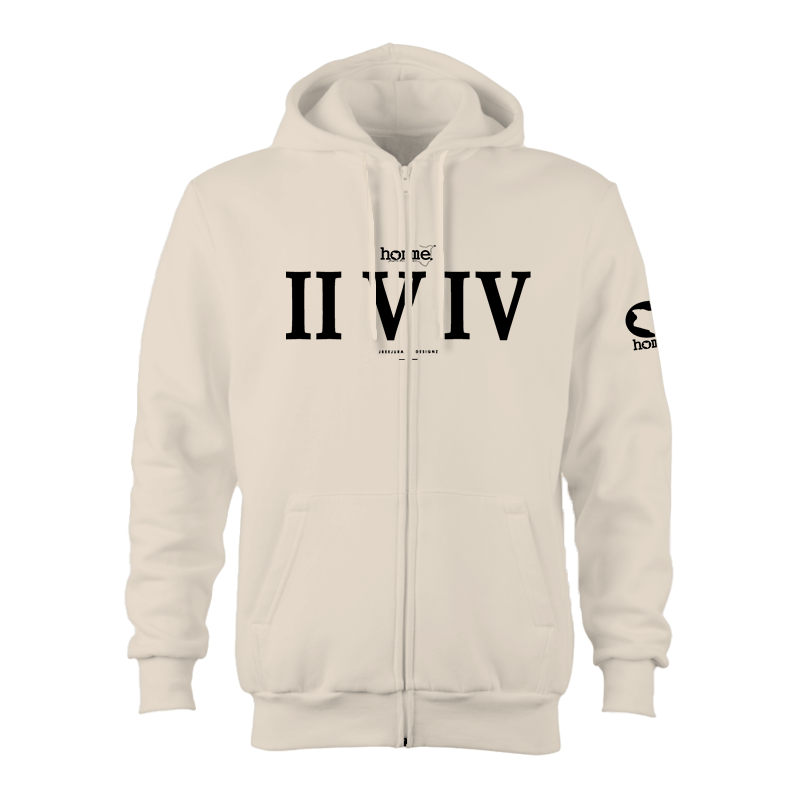 Zip-up Hoodie  - Off-White (Heavy Fabric)