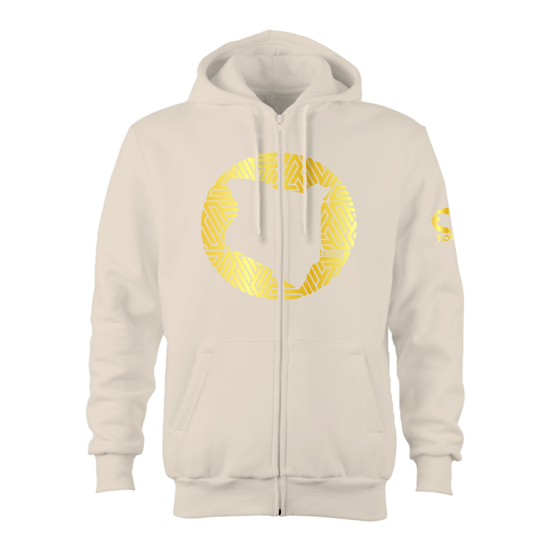 Zip-up Hoodie  - Off-White (Heavy Fabric)