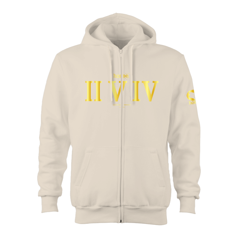 Zip-up Hoodie  - Off-White (Heavy Fabric)