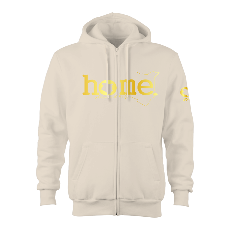 Zip-up Hoodie  - Off-White (Heavy Fabric)