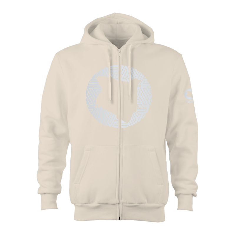 Zip-up Hoodie  - Off-White (Heavy Fabric)
